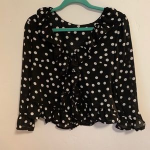 Polka dot top